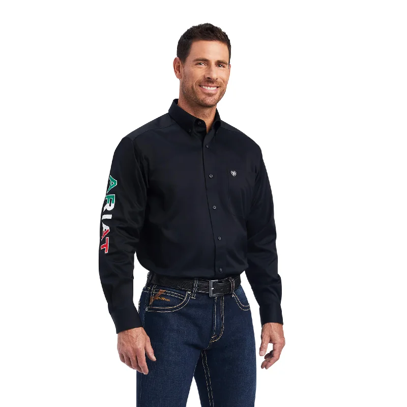 Mexico Long Sleeve Shirt Soft Cotton Short Shirt