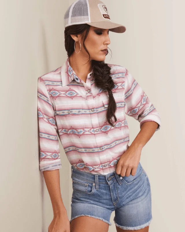 Ariat Women's REAL Classic Fit Kaycee Long Sleeve Western Shirt 10043416 Casual Plain Short Shirt Ariat Women's REAL Classic Fit Kaycee Long Sleeve Western Shirt 10043416 Casual Plain Short Shirt
