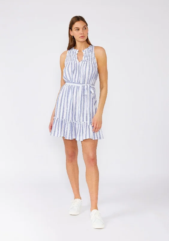 Elinore Striped Mini Dress Classic Casual Mini Dress