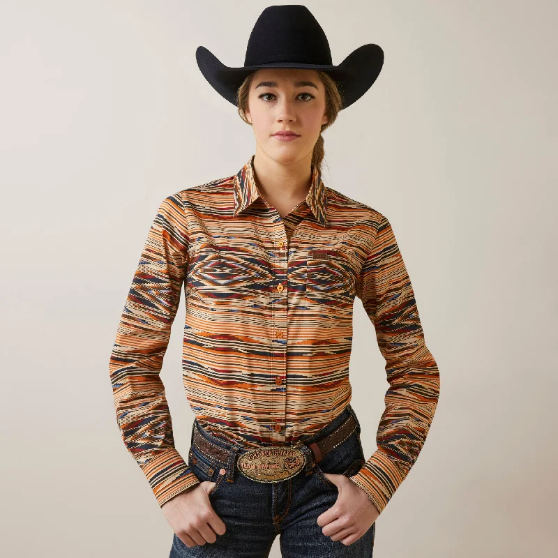 Kirby Stretch Shirt Cozy Striped Short Sleeve