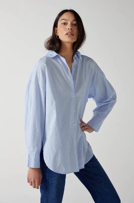 REDONDO BUTTON-UP SHIRT Cozy Plain Short Sleeve