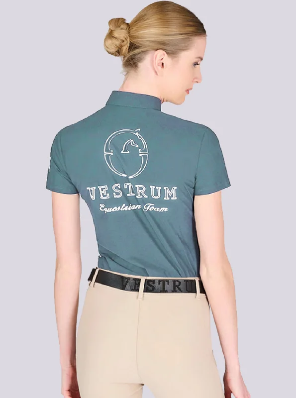 Vestrum Portorose Ladies Polo-Shirt Fashionable Button-Front Short Sleeve