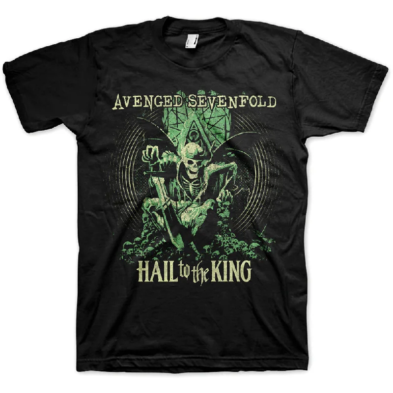 Avenged Sevenfold | Official Band T-Shirt | Hail to the King En Vie Polka Dot Checkered Tartan