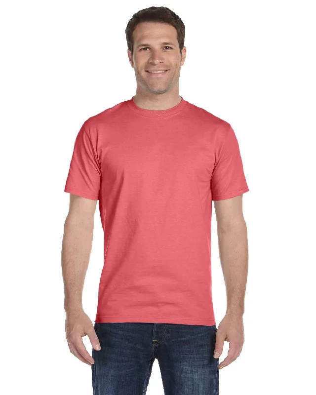 Hanes ComfortSoft 100% Cotton T-Shirt | Charisma Coral Zippered Front Buttoned Front Snap Front Hanes ComfortSoft 100% Cotton T-Shirt | Charisma Coral Zippered Front Buttoned Front Snap Front