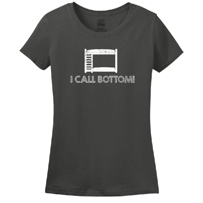 I Call Bottom T-Shirt Graphic Embroidered Appliqued