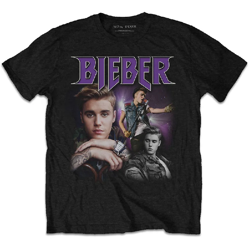 Justin Bieber | Official Band T-Shirt | JB Homage Terry Blend Velvet Blend Canvas Blend