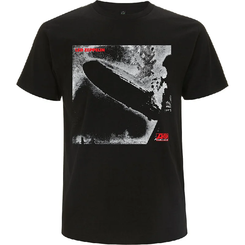 Led Zeppelin | Official Band T-shirt | 1 Remastered Cover Handmade Hand-knitted Hand-woven