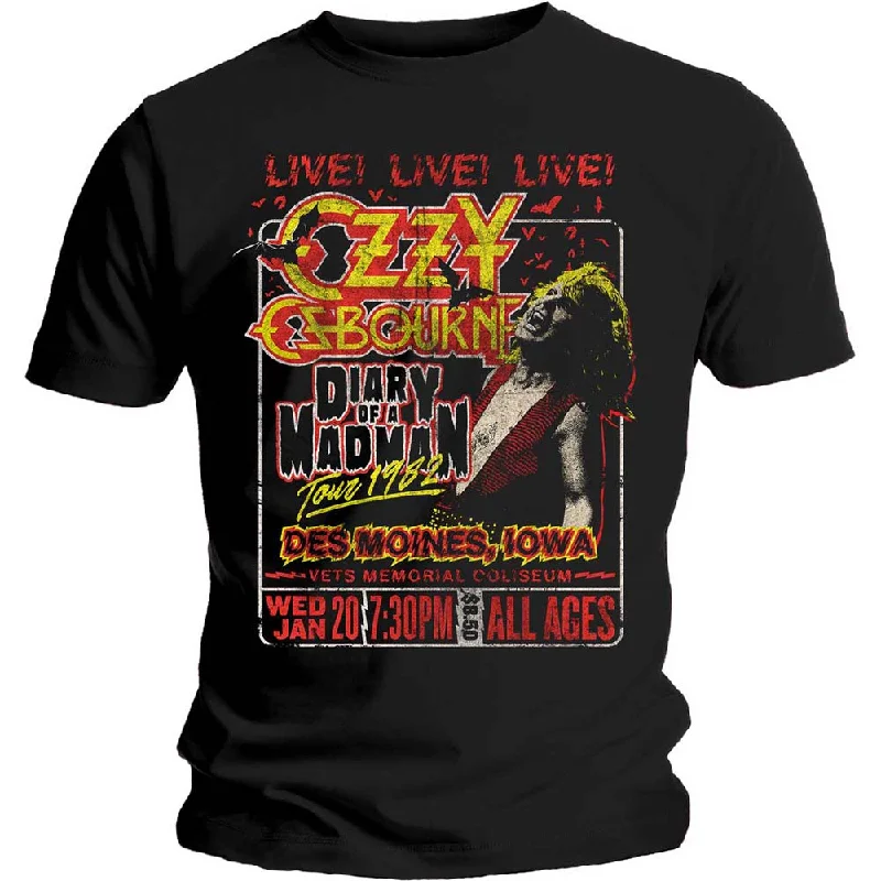 Ozzy Osbourne | Official Band T-Shirt | Diary of a Madman Tour Layered Multi-layer Single Layer