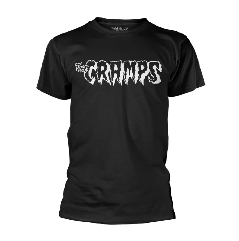 The Cramps Unisex T-shirt: Logo Knit Fabric Woven Fabric Fleece Fabric