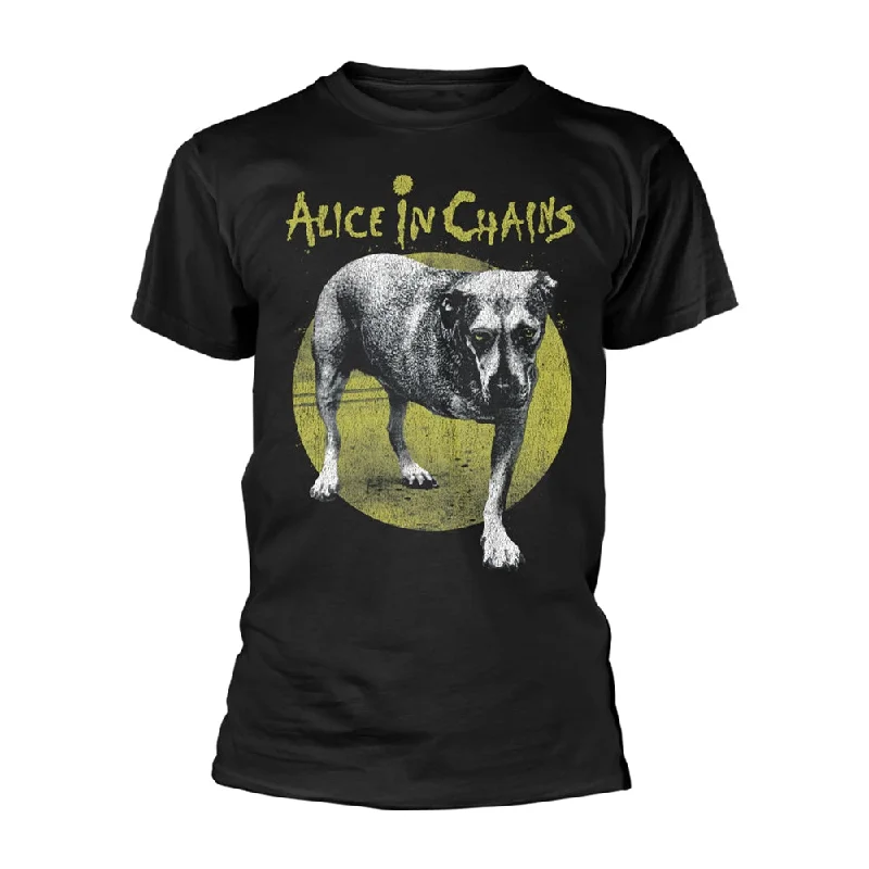 Alice in Chains | Official Band T-Shirt | Tripod Houndstooth Herringbone Solid