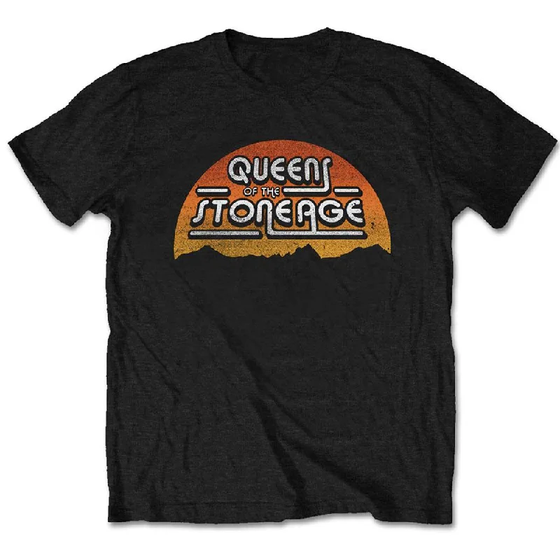 Queens Of The Stone Age T-Shirt: Sunrise Front Pockets Side Pockets Patch Pockets