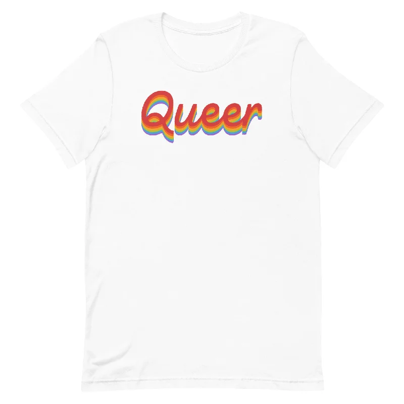 Queer Pride Unisex t-shirt Collared Crew Neck Turtle Neck