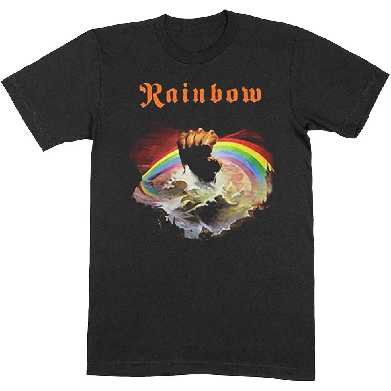 Rainbow | Official Band T-Shirt | Rising Zippered Buttoned Snapped