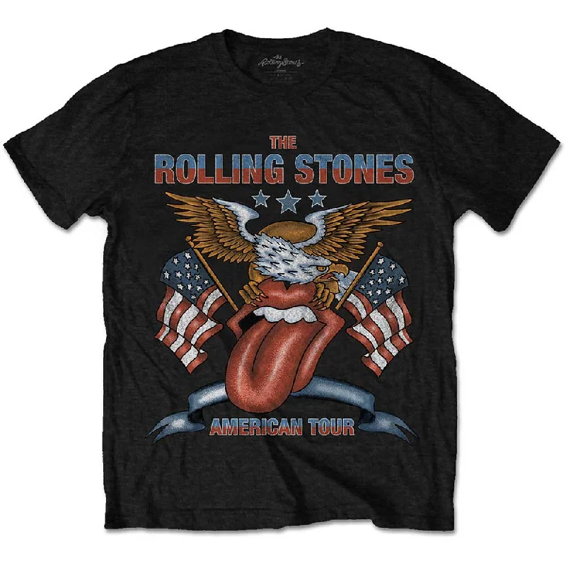The Rolling Stones | Official Band T-Shirt | USA Tour Eagle Terry Blend Velvet Blend Canvas Blend The Rolling Stones | Official Band T-Shirt | USA Tour Eagle Terry Blend Velvet Blend Canvas Blend