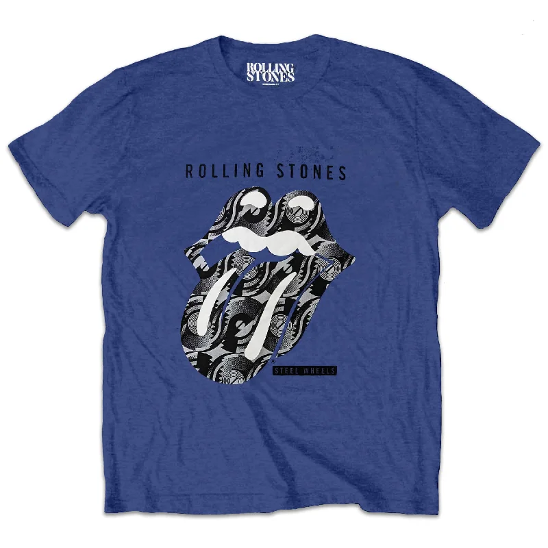 The Rolling Stones | Official Band T-shirt | Steel Wheels Front Pockets Side Pockets Patch Pockets