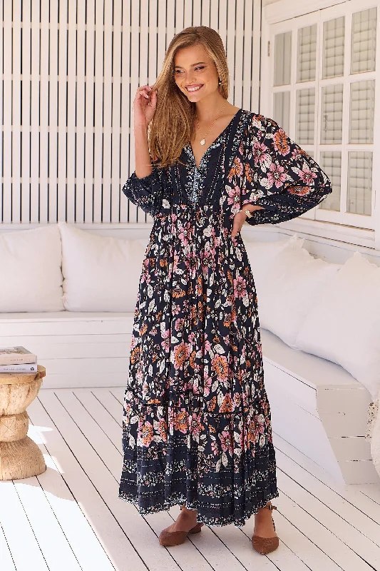 Catalonia Maxi Dress - Shania Chic Summer Maxi Dress