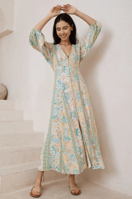 Jade Maxi Dress Chic Button-Up Maxi Dress