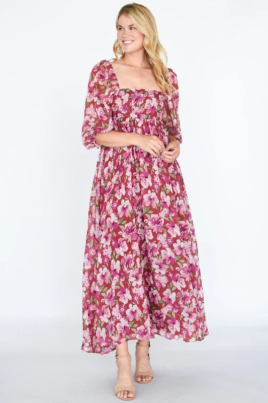 Shoreline Maxi Dress Stylish Long Sleeve Maxi Dress