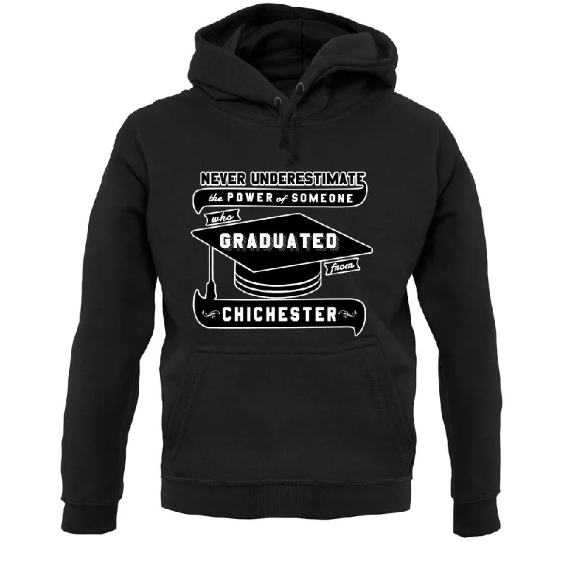 CHICHESTER Graduate Unisex Hoodie Hoodie with Raglan Sleeves Sporty Comfortable