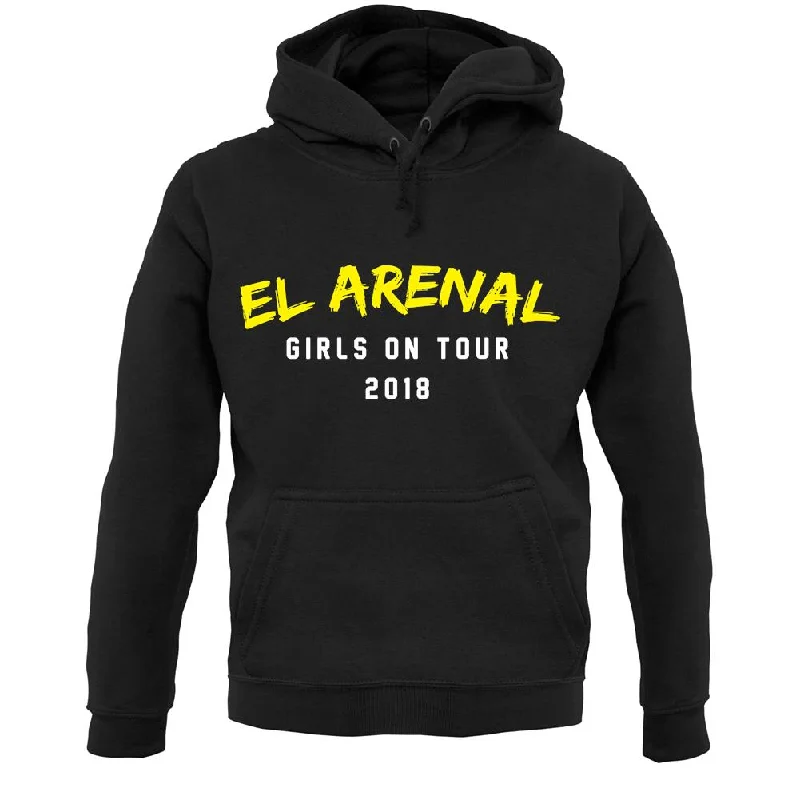 Girls On Tour El Arenal Unisex Hoodie Hoodie with Zipper Placket Modern Functional