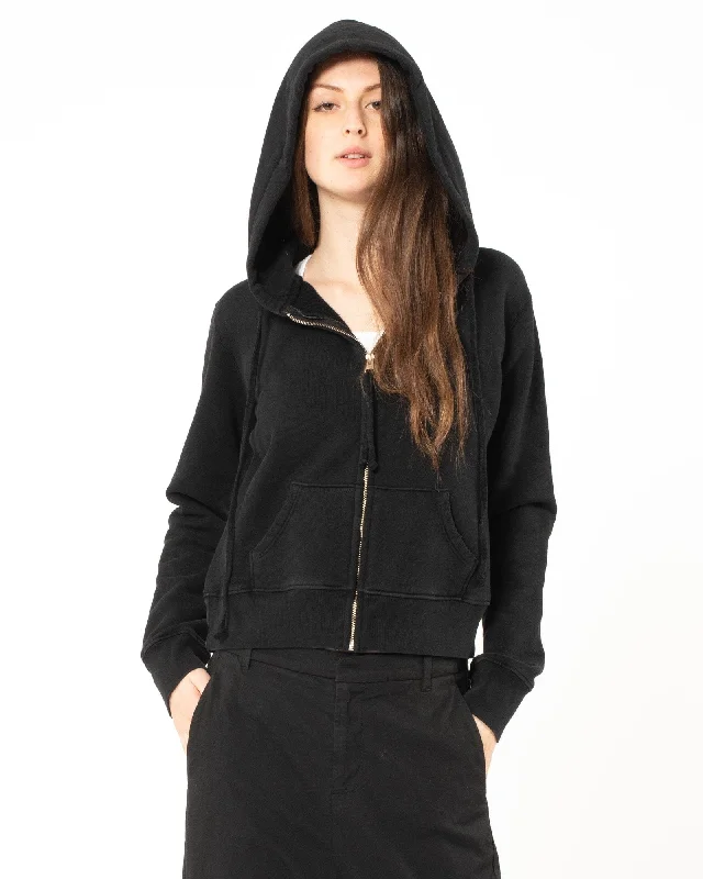 Callie Zip Hoodie Hoodie with Raglan Sleeves Sporty Comfortable