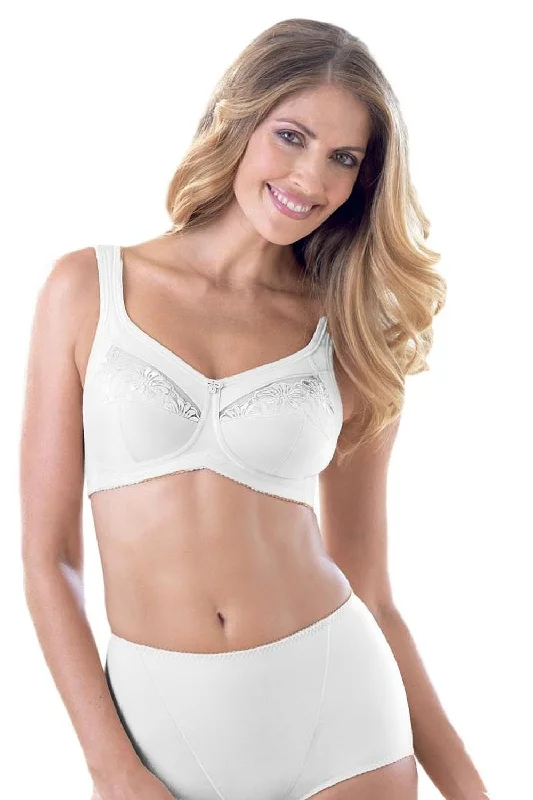 Anita Care Safina Women`s Embroidered Wire-free Mastectomy Bra Push-Up Wireless Bra