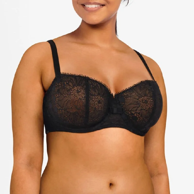 CHANTELLE 15F5 Day to Night Unlined Demi Bra Comfortable Active Bra