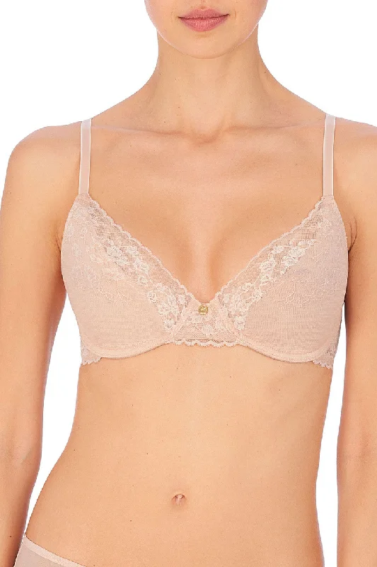 Cherry Blossom Spacer Push-Up Bra In Cameo Rose - Natori High Support Sports Bra