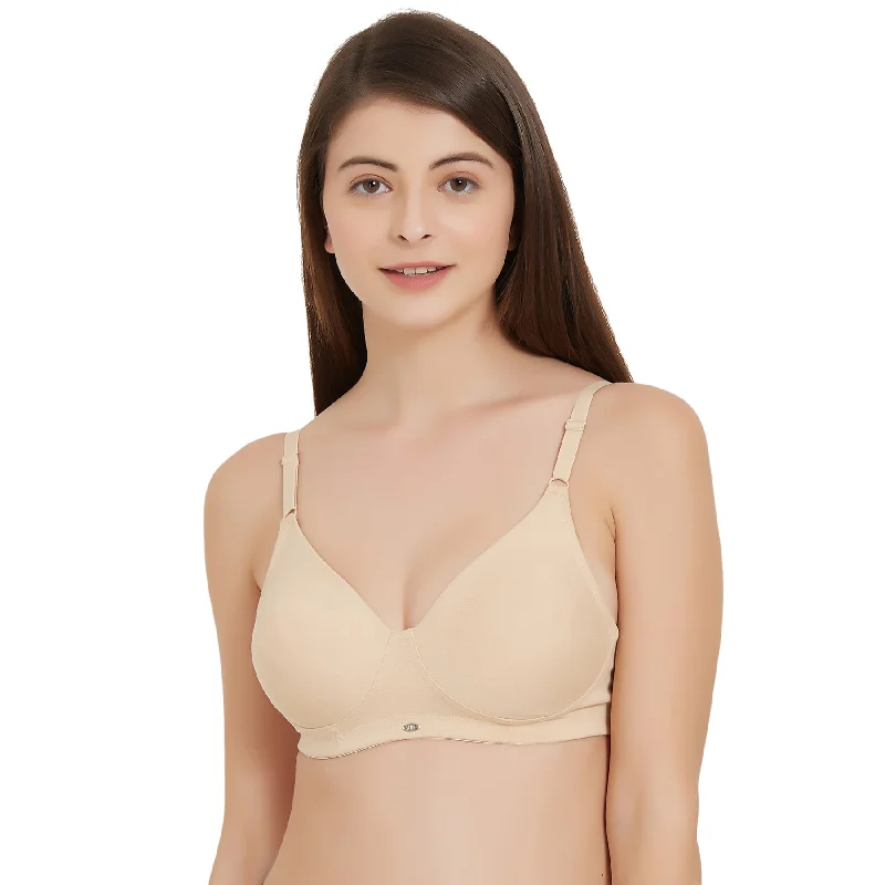 Full Coverage Non Padded Non Wired Seamless Bra-CB-330 Soft Cotton Bra