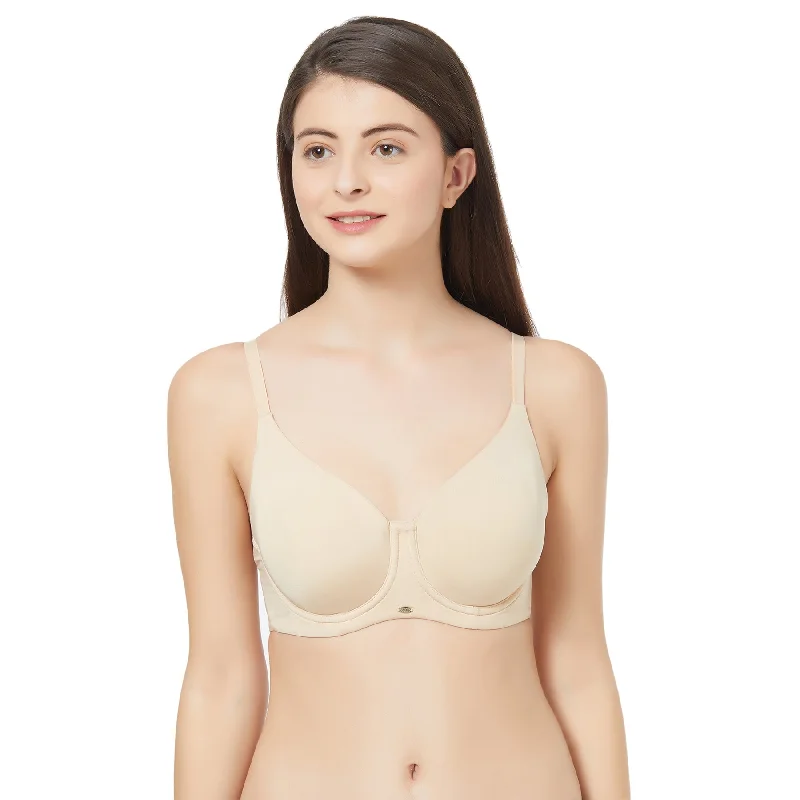 Full Coverage Non padded Wired Bra-CB-203 Soft Stretch Bra