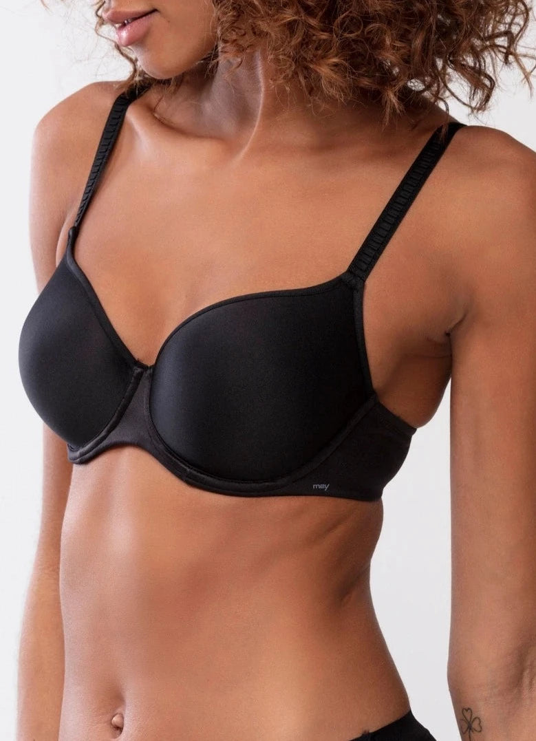 Joan Spacer Bra In Black - Mey Soft Lace Bra