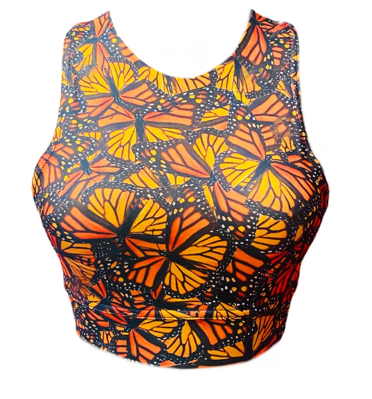 Monarch Crew Neck Sports Bra Comfort Fit Bralette