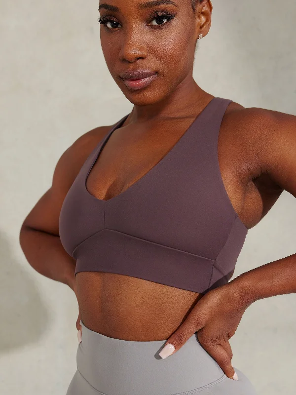 NKD Embody Sports Bra - Plum Stylish Strapless Bra