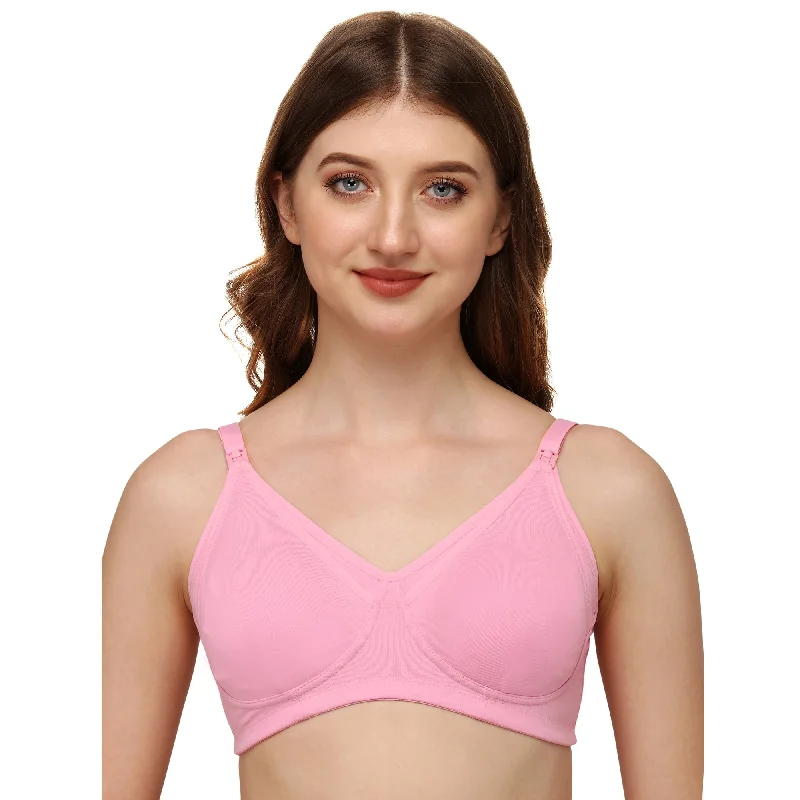 Non Padded Non Wired Nursing Bra-CB-331 Comfortable Active Bra