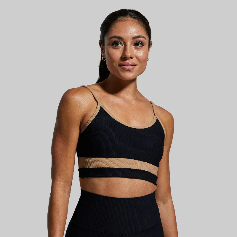 Out of Line Sports Bra (Tiger's Eye) Cozy Sleep Bra