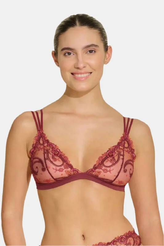 Sanika Triangle Bra in Vin Brule Seamless Wireless Bra