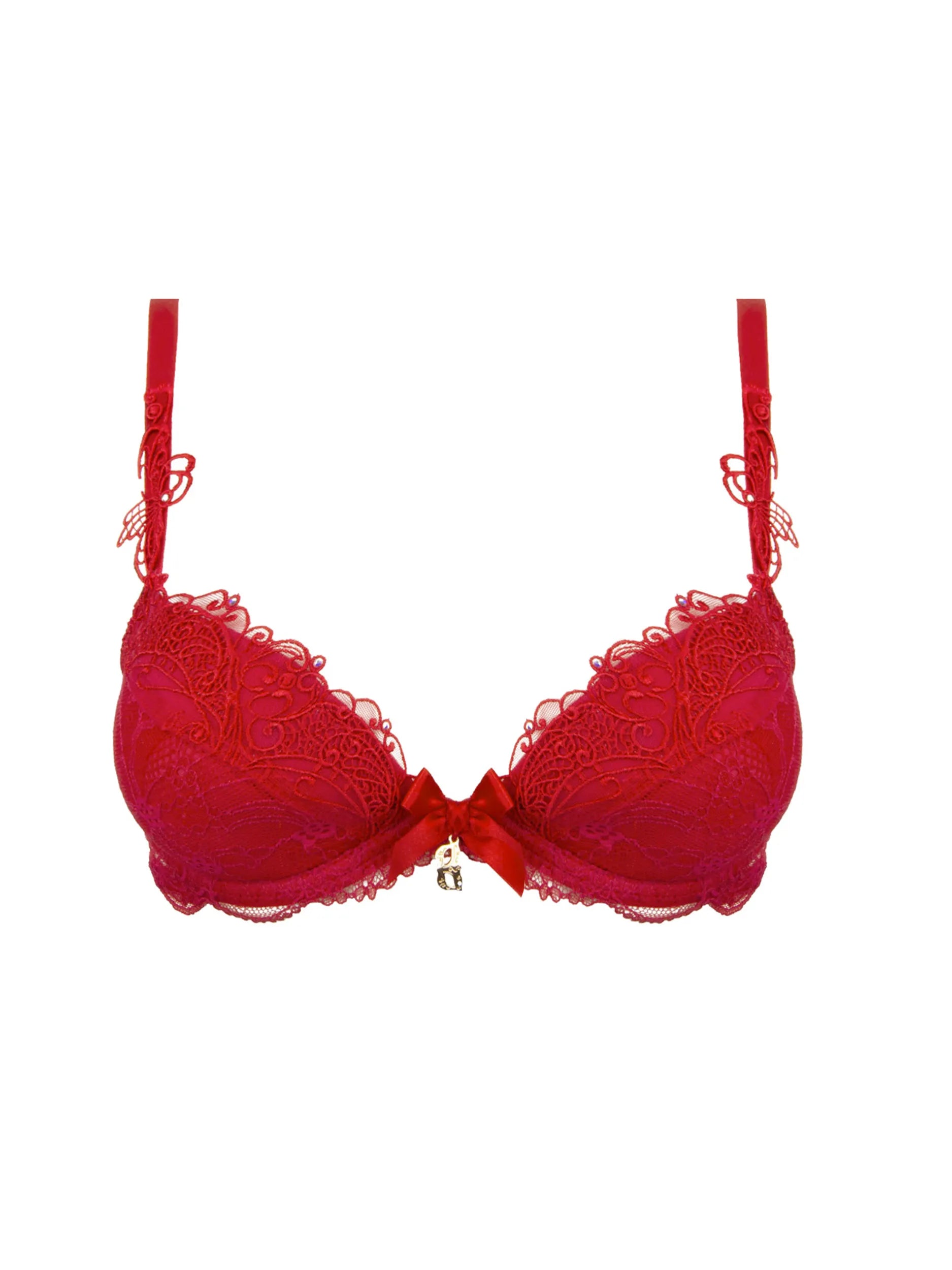 Soir De Venise Push Up Bra In Rouge Venise - Lise Charmel Supportive Wireless Bra