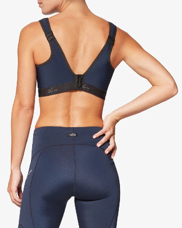 Stabilyx High Impact Sports Bra: True Navy Push-Up Bra Set