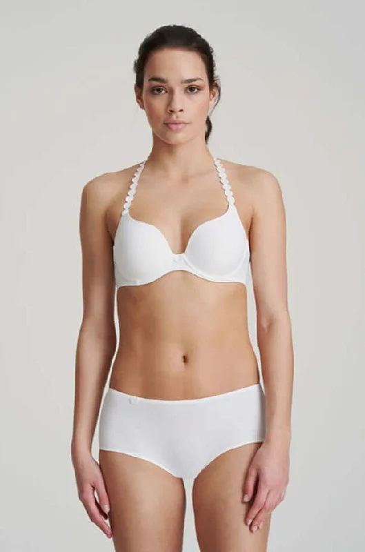 Tom Heart Shaped Bra in White Full Coverage Bra