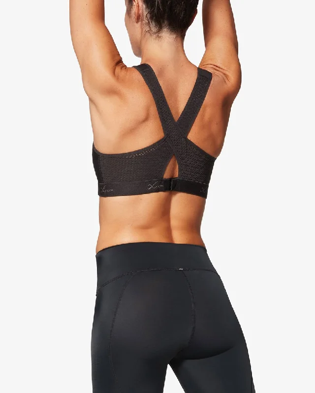 Xtra Support High Impact Sports Bra: Black Comfort Fit Bralette