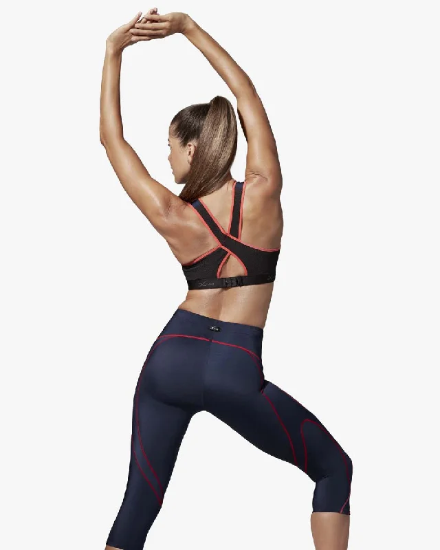 Xtra Support High Impact Sports Bra: True Navy/Hot Coral Active Wear Bra