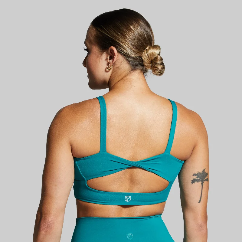 Your Go To Sports Bra (Emerald) Casual Bralette Set