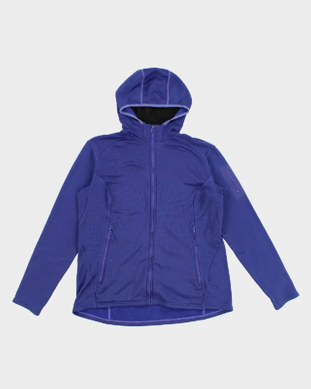 Arc'teryx Zip Up Hooded Fleece - L Hoodie with Elastic Waist Stretchable Comfortable Arc'teryx Zip Up Hooded Fleece - L Hoodie with Elastic Waist Stretchable Comfortable