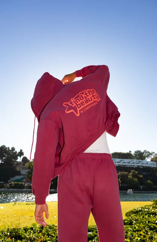 The Mayfair Group - Find The Beauty Zip Up Hoodie Hoodie with Double Zipper Versatile Adjustable The Mayfair Group - Find The Beauty Zip Up Hoodie Hoodie with Double Zipper Versatile Adjustable