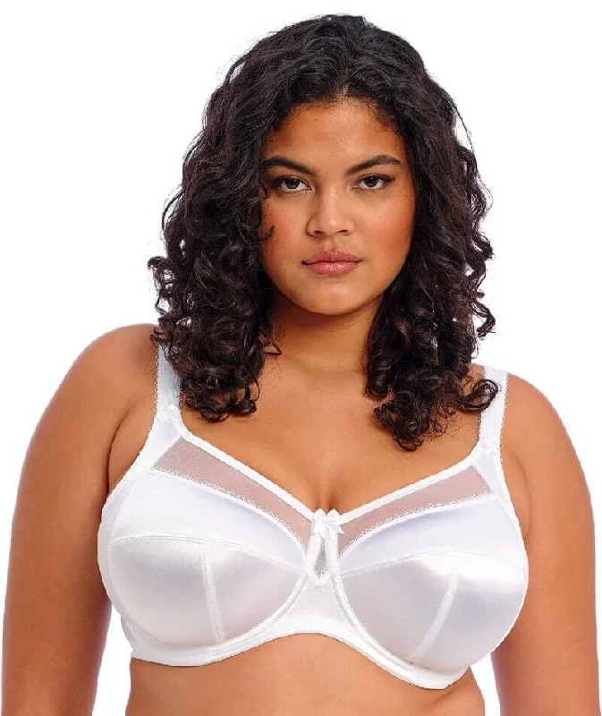 Goddess Keira Underwired Banded Bra - White Light Seamless Bra