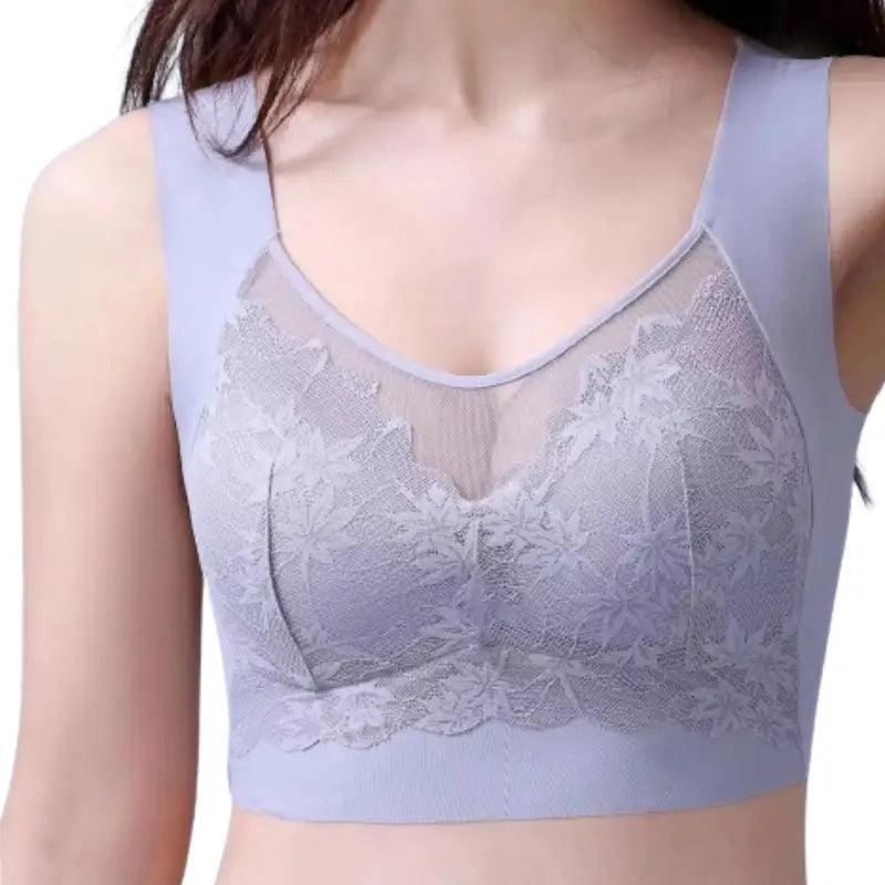 High quality gathered lace bra | wrapped chest Bra | Plus size Seamless bra Seamless Push-Up Bra High quality gathered lace bra | wrapped chest Bra | Plus size Seamless bra Seamless Push-Up Bra