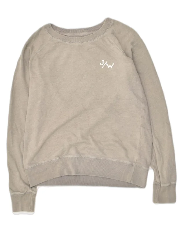 JACK WILLS Womens Sweatshirt Jumper UK 14 Medium Grey Cotton Hoodie with Toggle Buttons Decorative Unique JACK WILLS Womens Sweatshirt Jumper UK 14 Medium Grey Cotton Hoodie with Toggle Buttons Decorative Unique