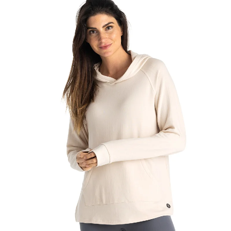 Bamboo Lightweight Fleece Hoodie Hoodie with Embroidery Detailed Premium