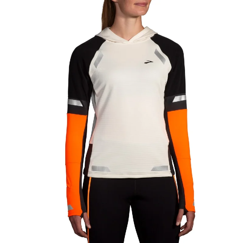 Run Visible Thermal Hoodie 2.0 Hoodie with Ribbed Hem Stretchable Secure