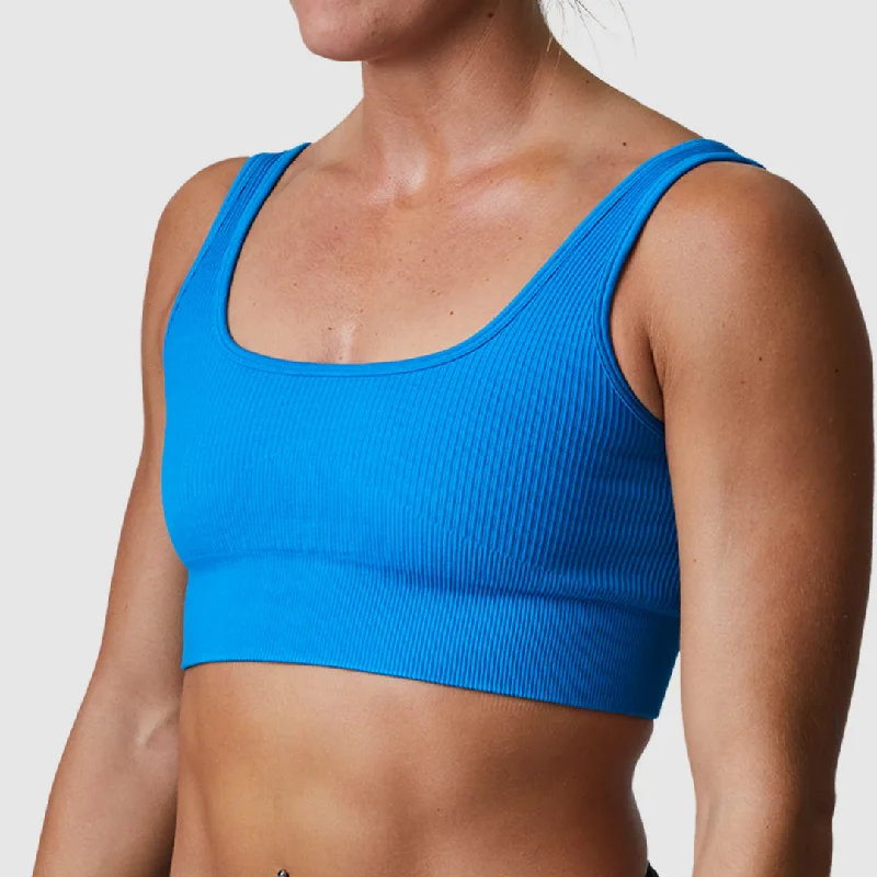 Studio Sports Bra (Bright Blue) Soft Strapless Bra
